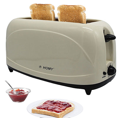 Homy Grille-pain 4 tranches Garantie 1 ans