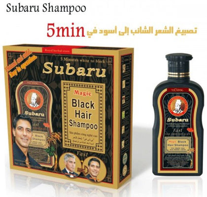 SUBARU SHAMPOING COLORANT NOIR SUBARU POUR HOMMES & FEMMES