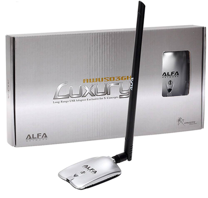 Alfa Network Carte Wifi USB ALFA Network Pack luxury Adapteur wifi Réseau AWUSO36H USB Adaptateur