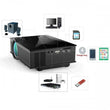 VIDÉO PROJECTEUR WIFI PORTABLE LED HD 1200 LUMENS - HDMI/ AV / USB / SD / VGA