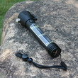 solar power flashlight lampe de poche Led Multifonctionnelle rechargeable USB et par solaire Source