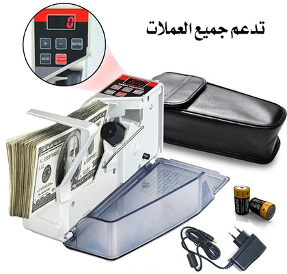 Mini Portable Handy Contre de L'argent pour la plupart Monnaie Note Bill Cash Comptage Machine de L'UE-V40 Équipements Financière Gr