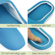 Chaussons avec Gel Confort Bamboo InnovaGoods